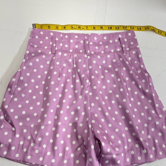 Zara Lavender Polka Dot Shorts - Picture 3 of 4